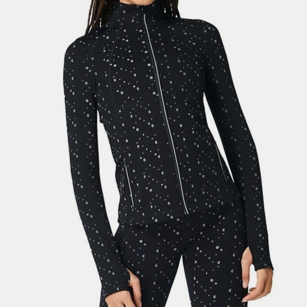 Sweaty Betty by Anthropologie Power Workout Reflective Jacket 
XS 
BRAND NEW